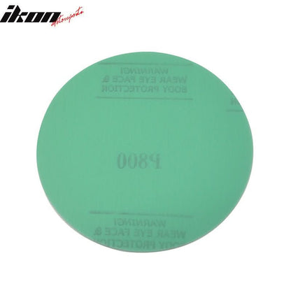 10PC Disc 800 Grit 5 PSA Green Auto Sanding Paper Sheets Sand Velcro