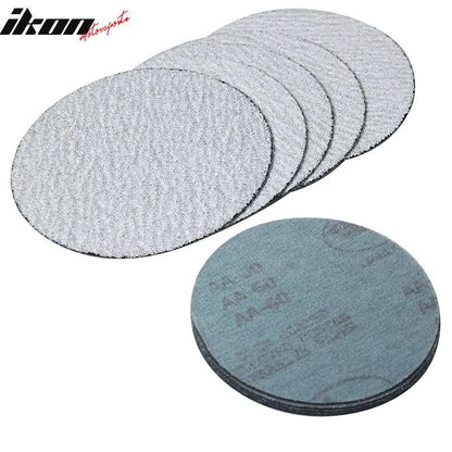 10PC 5in 127mm 60 Grit Auto Sanding Disc Sandpaper Sheets Sand Paper