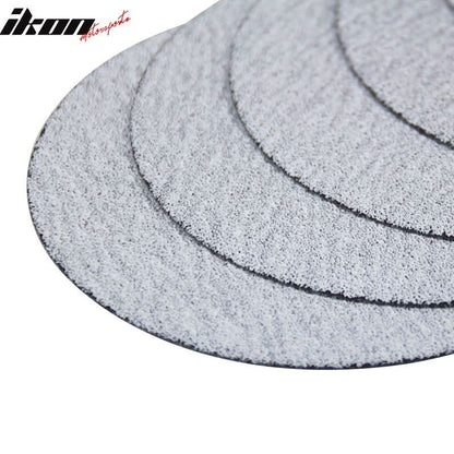 10PC 5in 127mm 80 Grit Auto Sanding Disc Sandpaper Sheets Sand Paper