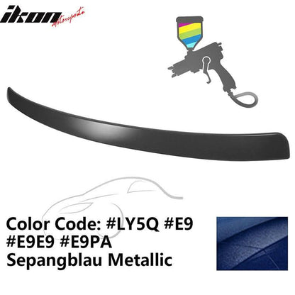 2009-2014 Audi A4 Quattro B8 Sedan 4Door Painted ABS Rear Roof Spoiler