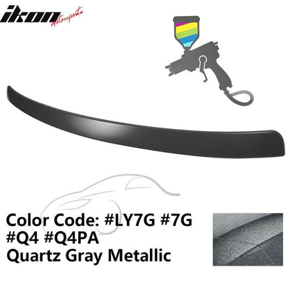 2009-2014 Audi A4 Quattro B8 Sedan 4Door Painted ABS Rear Roof Spoiler