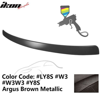 2009-2014 Audi A4 Quattro B8 Sedan 4Door Painted ABS Rear Roof Spoiler