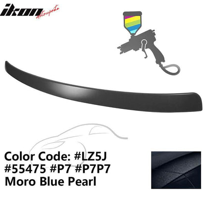 2009-2014 Audi A4 Quattro B8 Sedan 4Door Painted ABS Rear Roof Spoiler