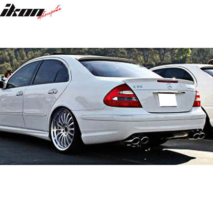 Fits 03-05 Benz W211 Trunk Spoiler & Roof Wing #650 Cirrus White