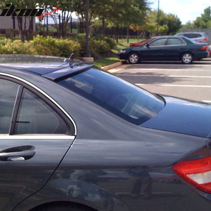 2008-2014 Mercedes Benz C-Class 4Door OE Style Rear Roof Spoiler ABS