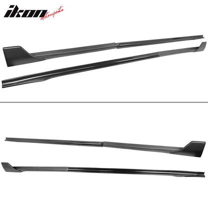 2017-2023 Tesla Model 3 V Style Unpainted Side Skirts Extension 6PC PP