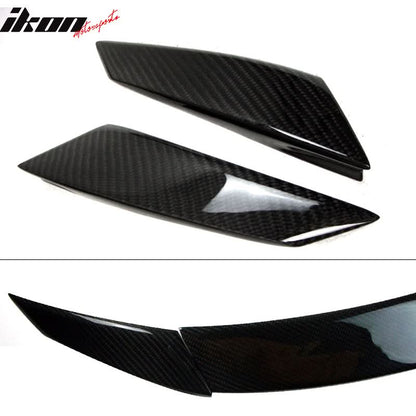 2008-2014 Benz C-Class W204 Sedan B Style Carbon Fiber CF Trunk Spoile