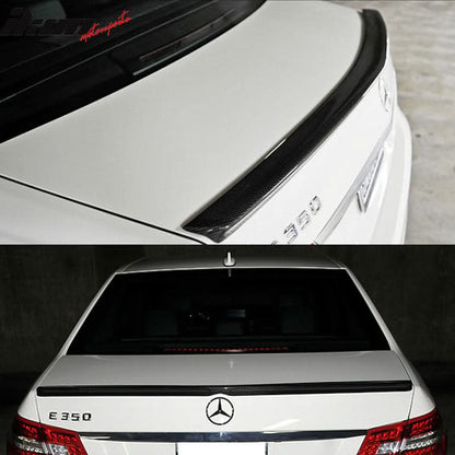 2010-2016 Benz E-Class W212 Sedan A Style Carbon Fiber Trunk Spoiler