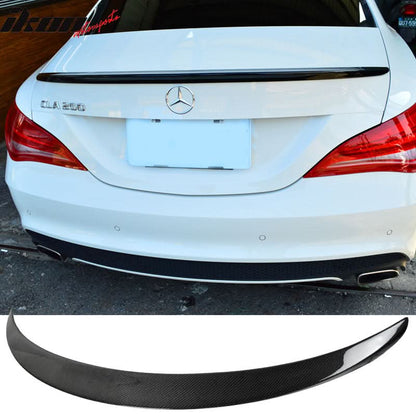 2014-2018 Benz C117 CLA Class Sedan Carbon Fiber CF Trunk Spoiler