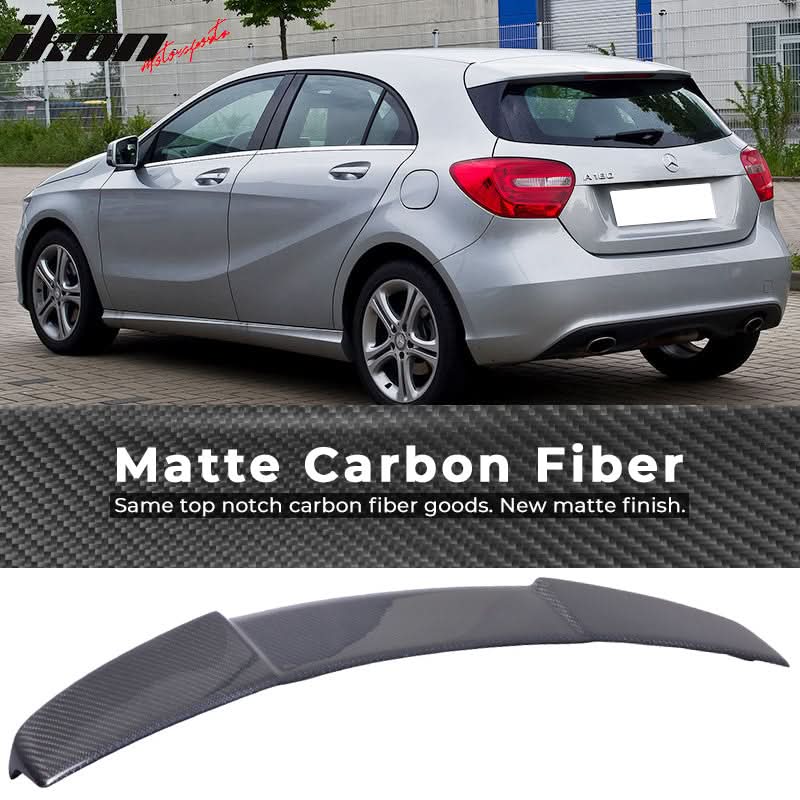 2013-2018 Benz W176 A Class IKON Style Carbon Fiber Trunk Spoiler Wing