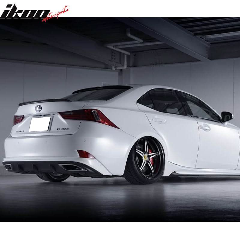2014-2020 Lexus IS250 IS350 Sedan B Style Carbon Fiber Trunk Spoiler