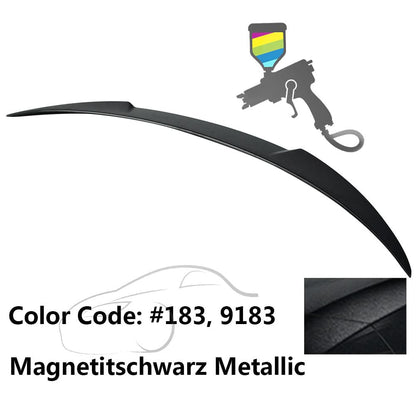 2013-2018 Mercedes Benz W117 CLA Class Sedan V Style Trunk Spoiler ABS