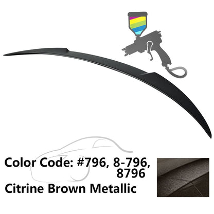 2013-2018 Mercedes Benz W117 CLA Class Sedan V Style Trunk Spoiler ABS