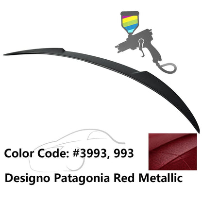2013-2018 Mercedes Benz W117 CLA Class Sedan V Style Trunk Spoiler ABS