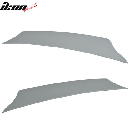 2016-2021 Honda Civic X 10th FC 4Dr Sedan Gray Trunk Spoiler Wing FRP