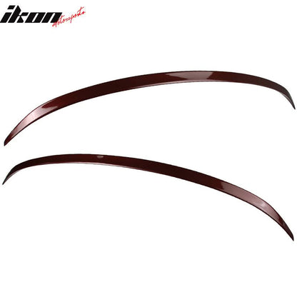 2013-2017 Honda Accord OEM Style #R548P Red Rear Trunk Spoiler ABS
