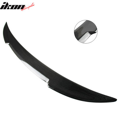 2007-2013 BMW 3 Series E92 Coupe M4 Style Carbon Fiber Trunk Spoiler