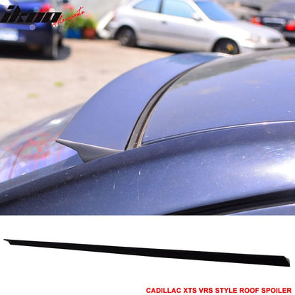 2013-2017 Cadillac XTS 4Dr VRS Style Unpainted Black Roof Spoiler PUF