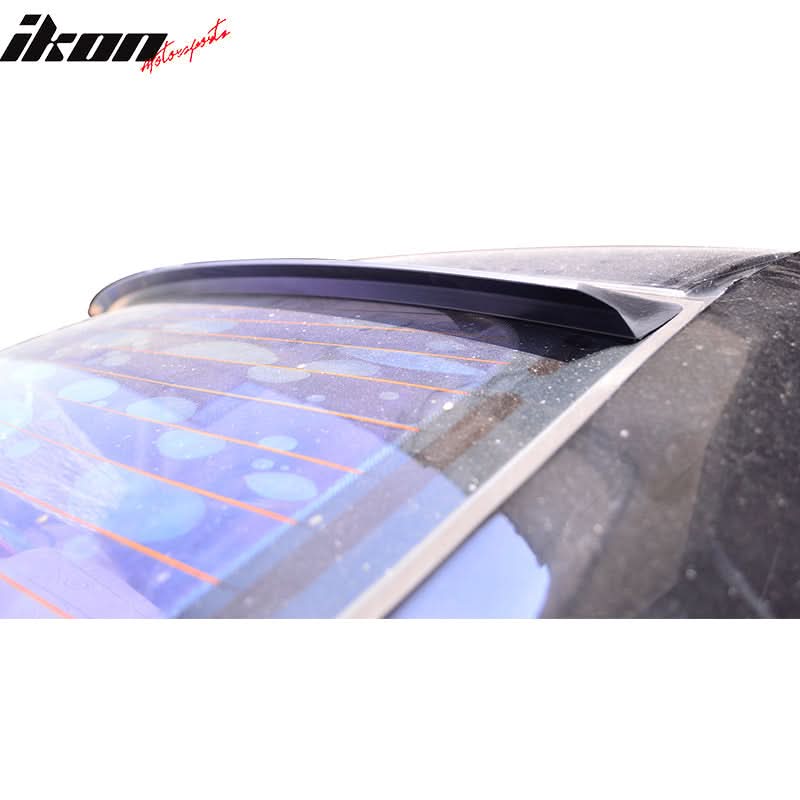2014-2017 Honda City 6Th 4Dr Unpainted Black Roof Spoiler PU Flexible