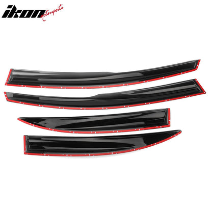 2006-2011 Honda Civic Sedan Window Visors Polycarbonate
