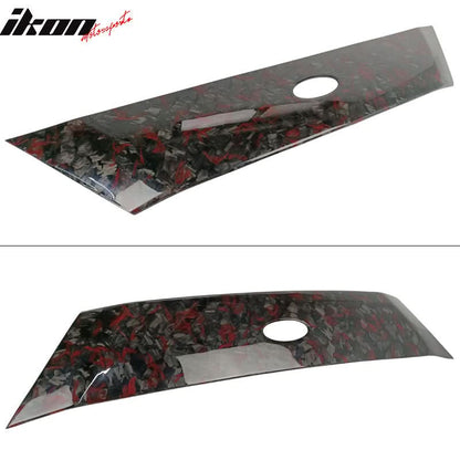2018-2020 Ford Focus Hatchback Hood Cover Decor Scoop - Red Forged CF