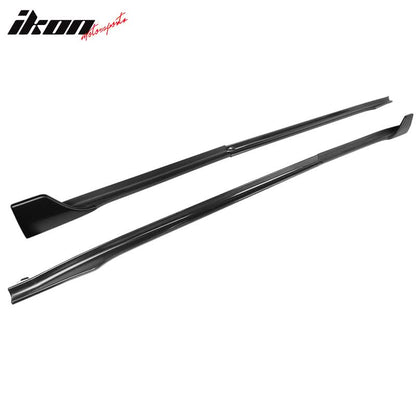 2017-2023 Tesla Model 3 V Matte Black Side Skirts Extension 6PC PP