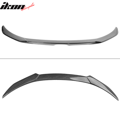 2018-2020 Ford Focus Hatchback V Style Trunk Spoiler Wing Carbon Fiber