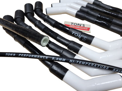 Sleeved Ceramic LS GM Gen 4 LS3 LS4 LS7 8mm spark plug wires
