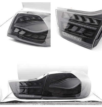 BMW F32 F36 F82 F33 F83 4 Series - Double Dragon Scale Black LED Tail lights (2013 - 2018)