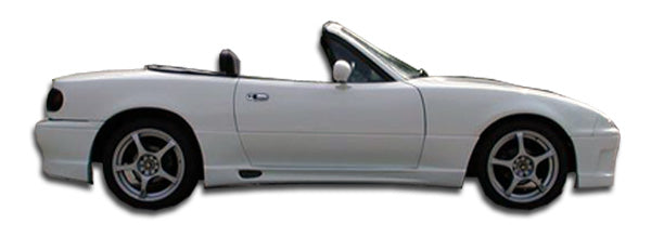 Extreme Dimensions Duraflex Wizdom Side Skirts Compatible With 1990-1997 Mazda Miata - 2 Piece - 100966