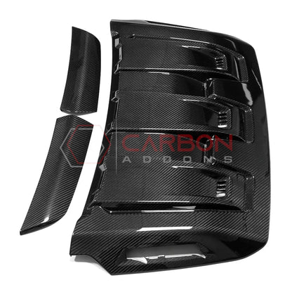Real Carbon Fiber Hood Vent Cover for 2023+ Ford F-150 Raptor R (V8)