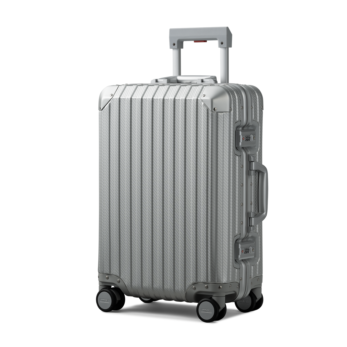 TREVA Aluminum Suitcase Silver