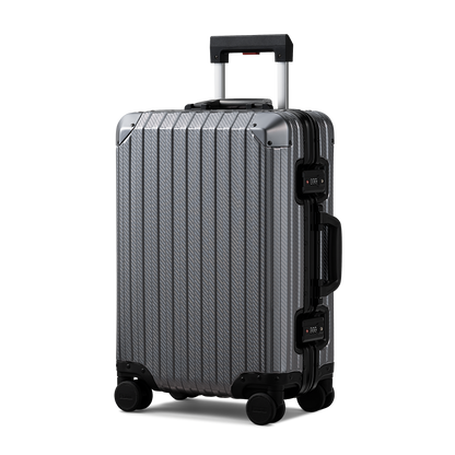 TREVA Aluminum Suitcase Gunmetal