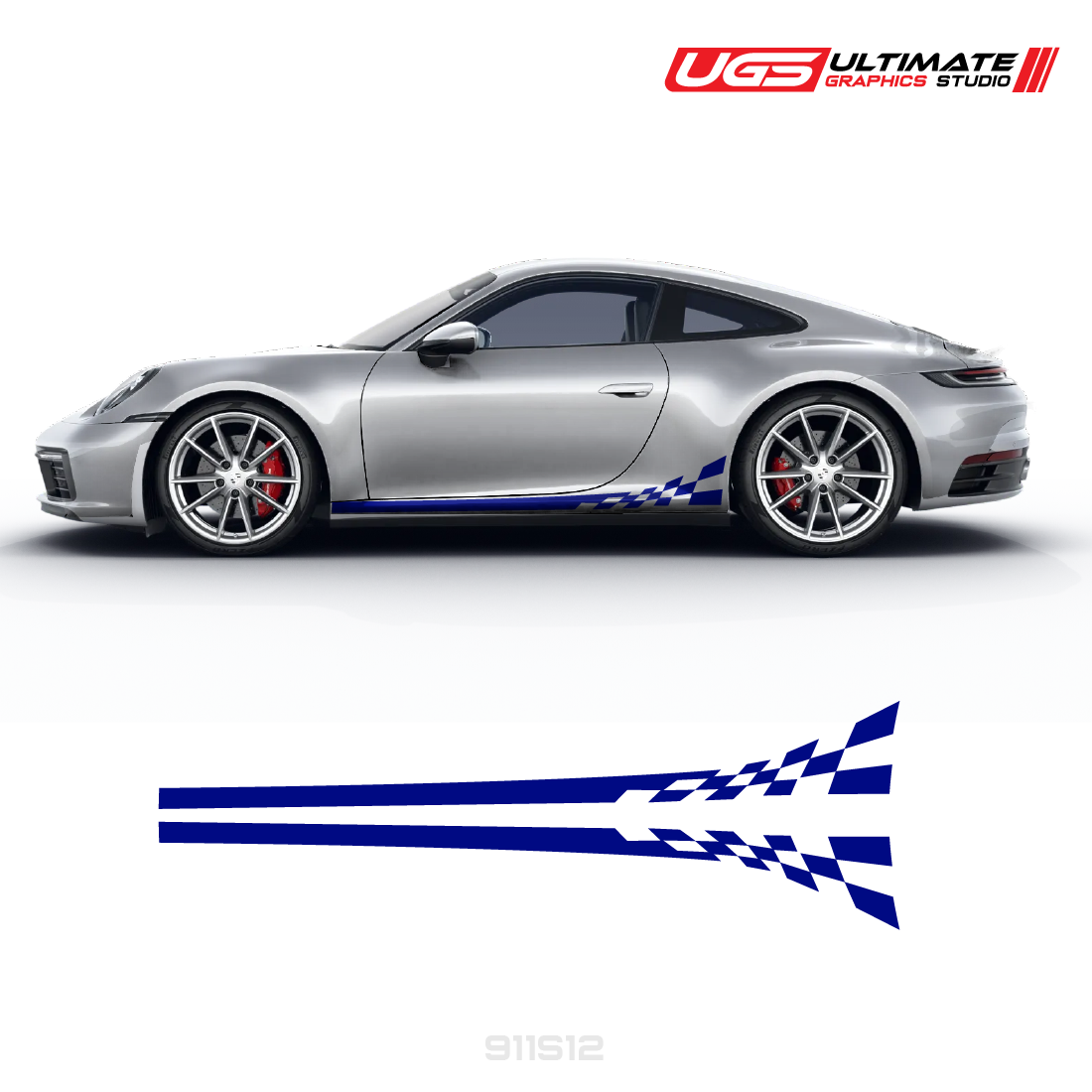 Flag Side Side for Porsche Models