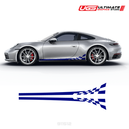 Flag Side Side for Porsche Models