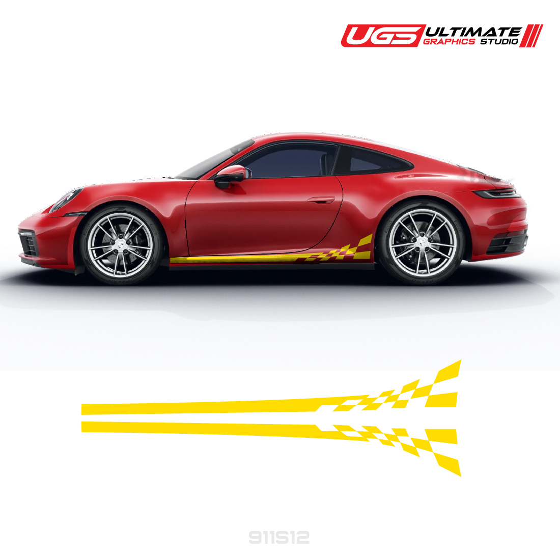 Flag Side Side for Porsche Models