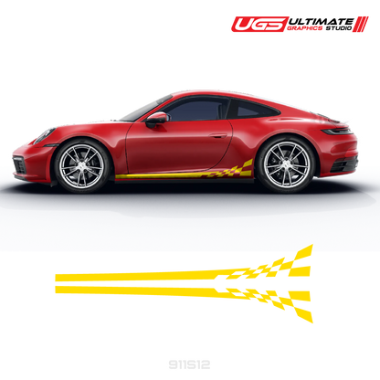 Flag Side Side for Porsche Models