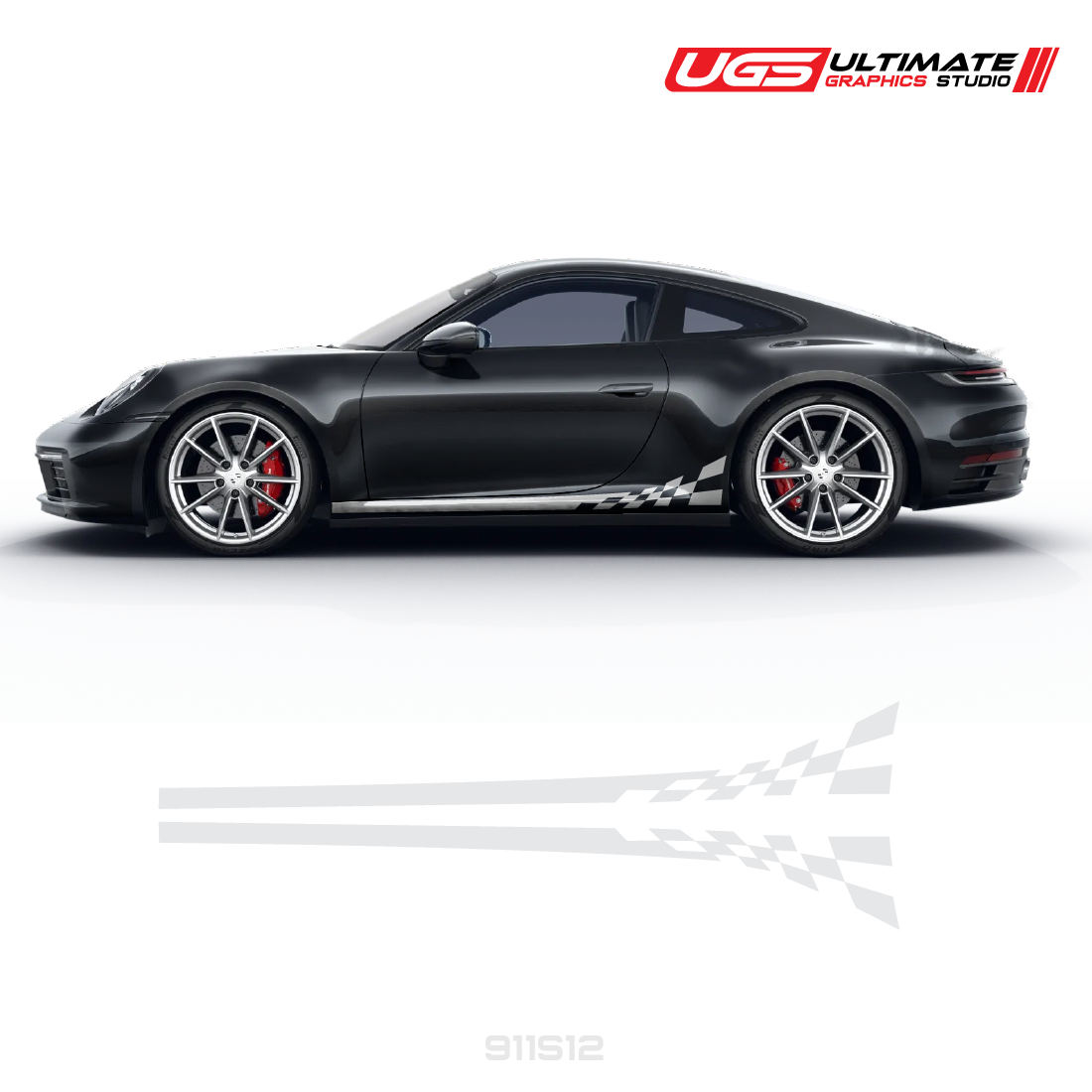 Flag Side Side for Porsche Models