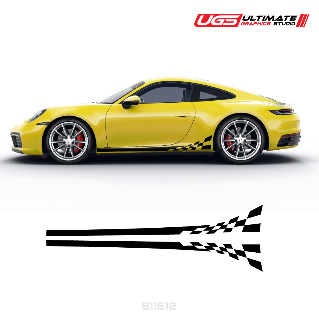 Flag Side Side for Porsche Models