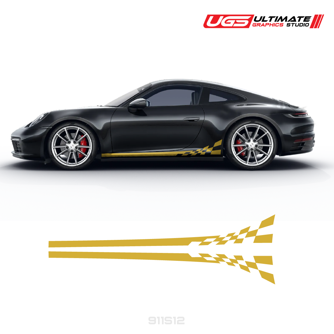 Flag Side Side for Porsche Models