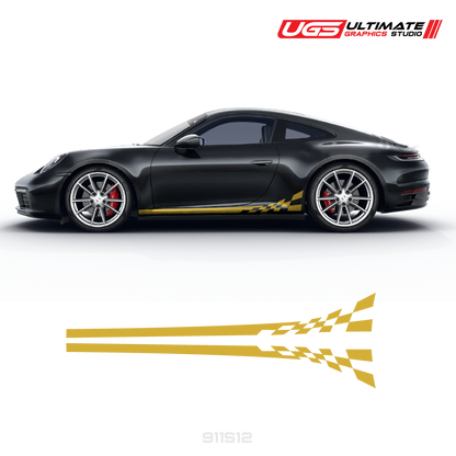 Flag Side Side for Porsche Models