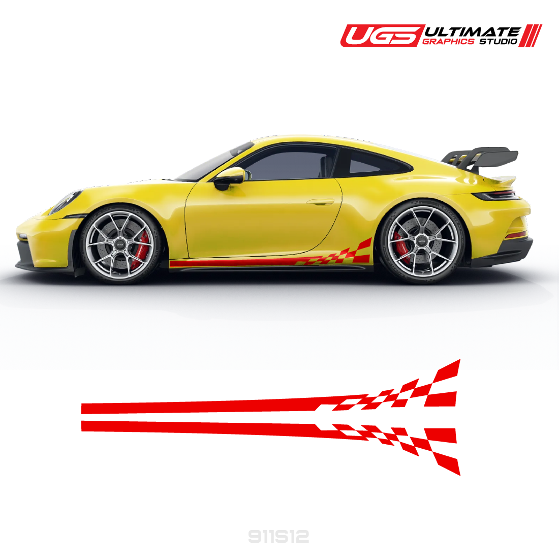 Flag Side Side for Porsche Models