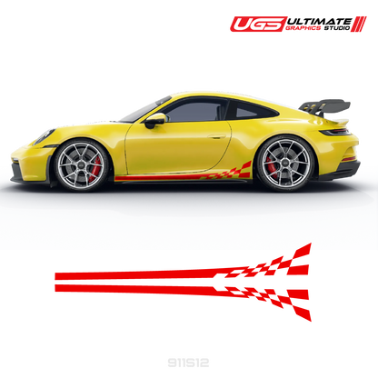 Flag Side Side for Porsche Models