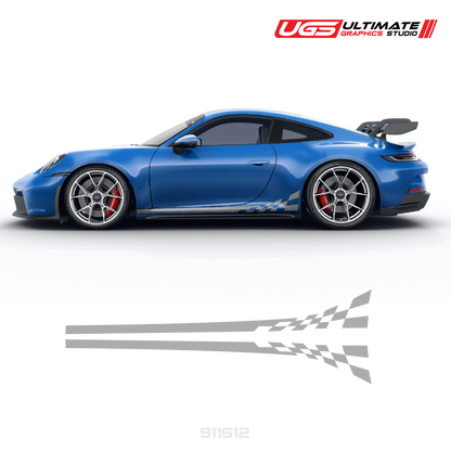 Flag Side Side for Porsche Models