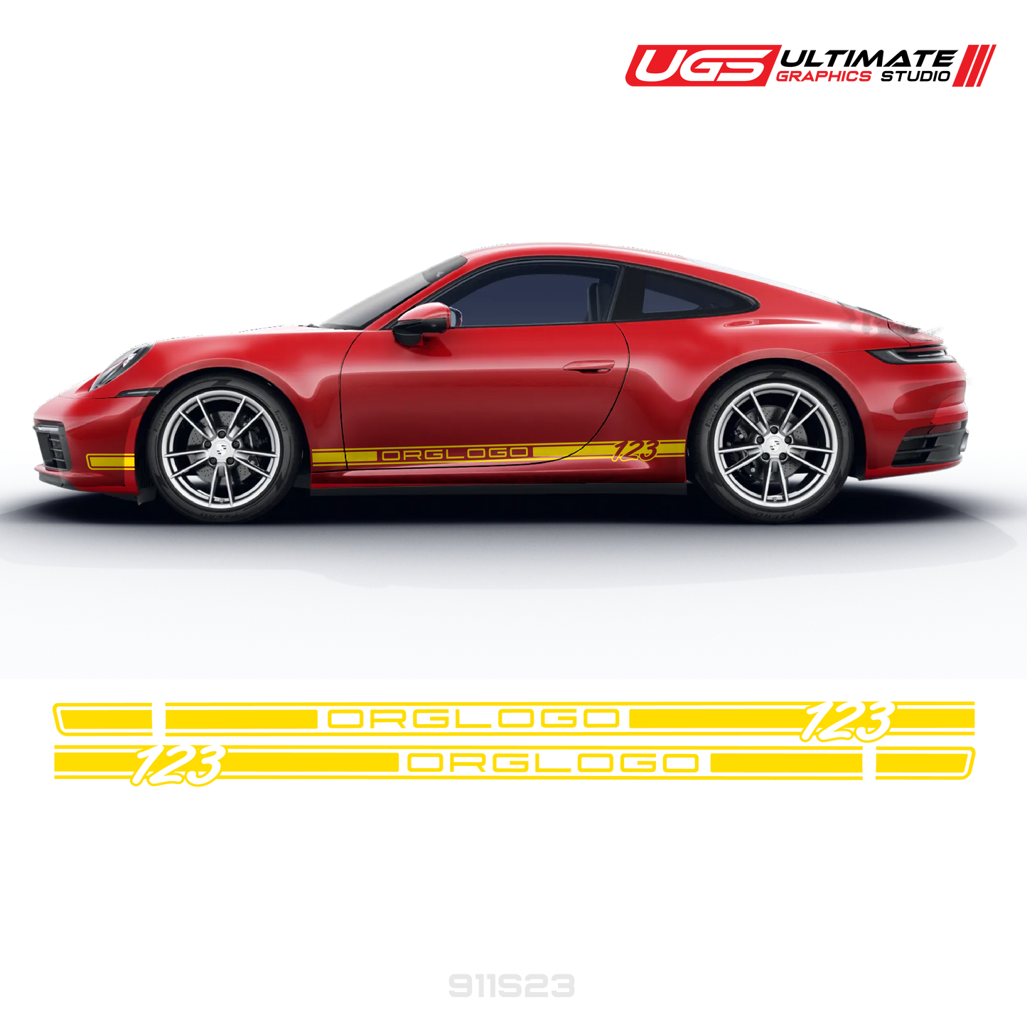 Side Rocker Graphics fits Porsche 911