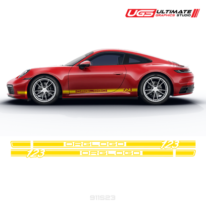 Side Rocker Graphics fits Porsche 911