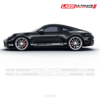 Side Rocker Graphics fits Porsche 911