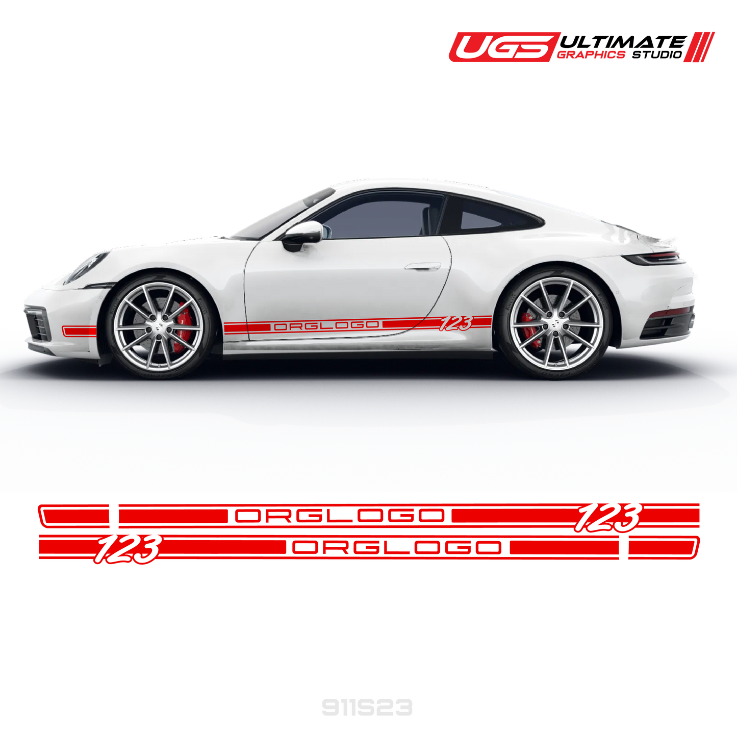 Side Rocker Graphics fits Porsche 911