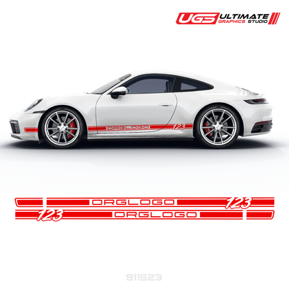 Side Rocker Graphics fits Porsche 911