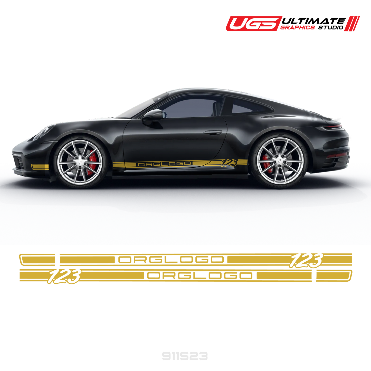 Side Rocker Graphics fits Porsche 911